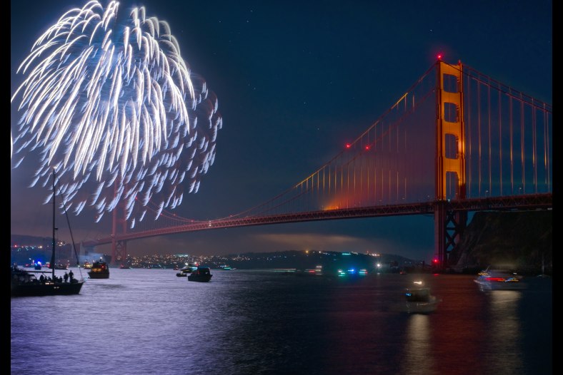Fireworks & Bridge